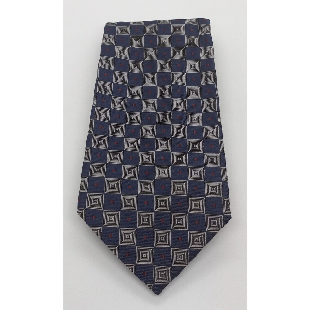 Polo Ralph Lauren Silk Tie. Red White & Blue Designer Men's Necktie 57" x 4" EUC